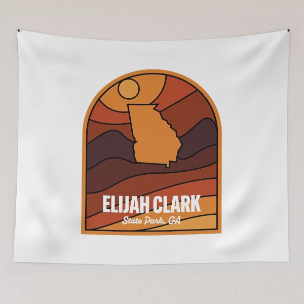 Aperçu de l'œuvre Elijah Clark State Park Georgia créée et vendue par HalpinDesign.