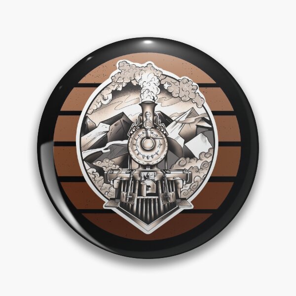 Item preview, Retro Train Collector Punk Aesthetic Goth Steam Train West designed and sold by alb245.