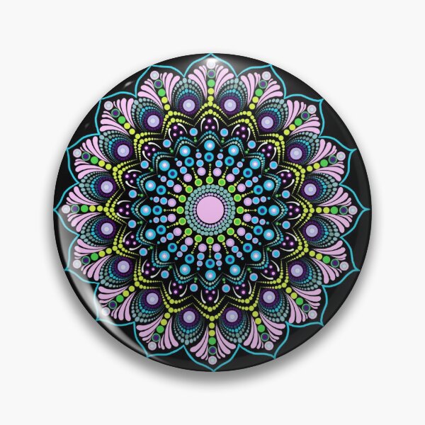 Item preview, Multicolored Dotted Mandala designed and sold by Cedarrue.
