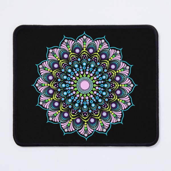 Item preview, Multicolored Dotted Mandala designed and sold by Cedarrue.