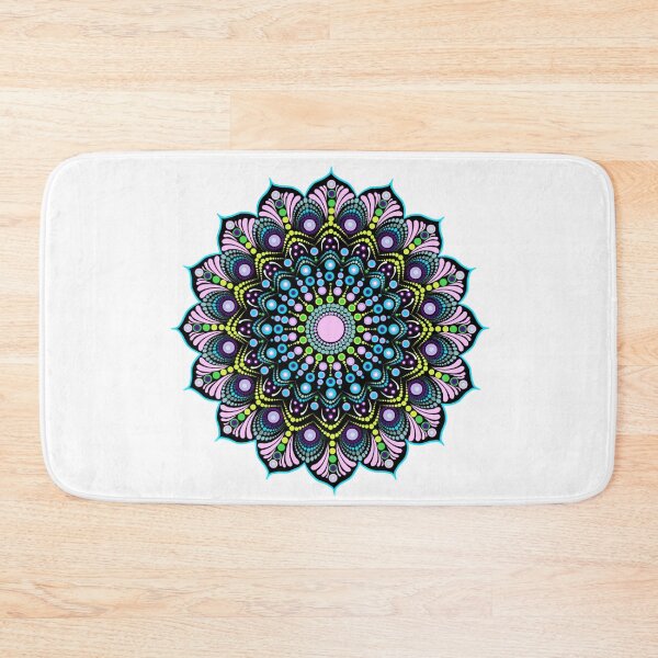 Item preview, Multicolored Dotted Mandala designed and sold by Cedarrue.
