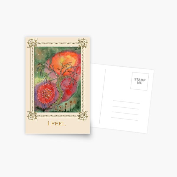 I feel - Tree affirmation card Postcard