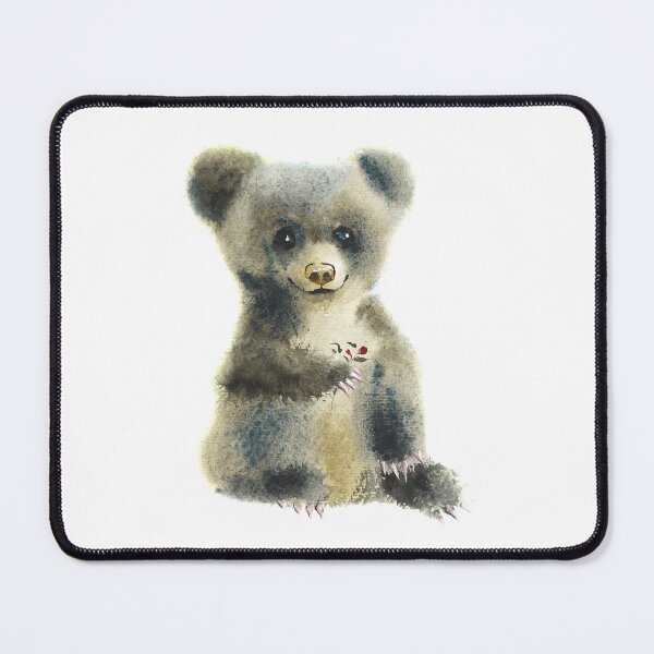 Item preview, Teddy Bear-watercolor portrait animals designed and sold by Hartics.