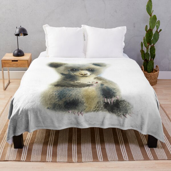 Item preview, Teddy Bear-watercolor portrait animals designed and sold by Hartics.