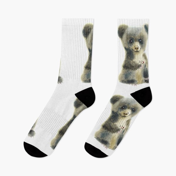 Item preview, Teddy Bear-watercolor portrait animals designed and sold by Hartics.