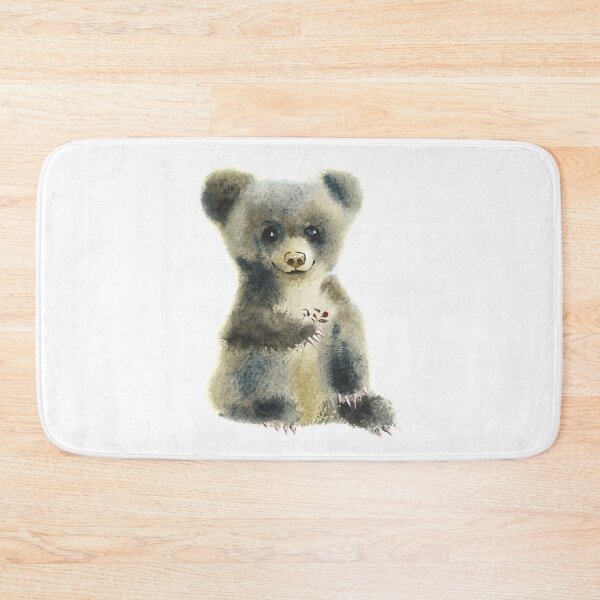 Item preview, Teddy Bear-watercolor portrait animals designed and sold by Hartics.