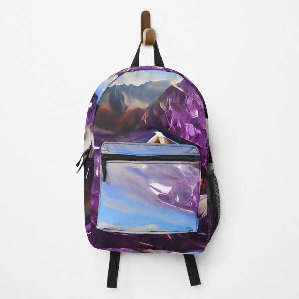 Item preview, AI Generated Art, Amethyst Mountains designed and sold by ACC .