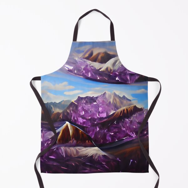 Item preview, AI Generated Art, Amethyst Mountains  designed and sold by ACC .