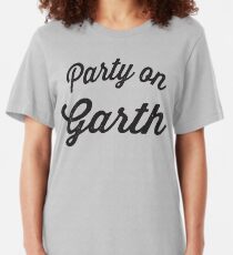 Party On Garth | Waynes World Best Friends Tees 1/2 Slim Fit T-Shirt