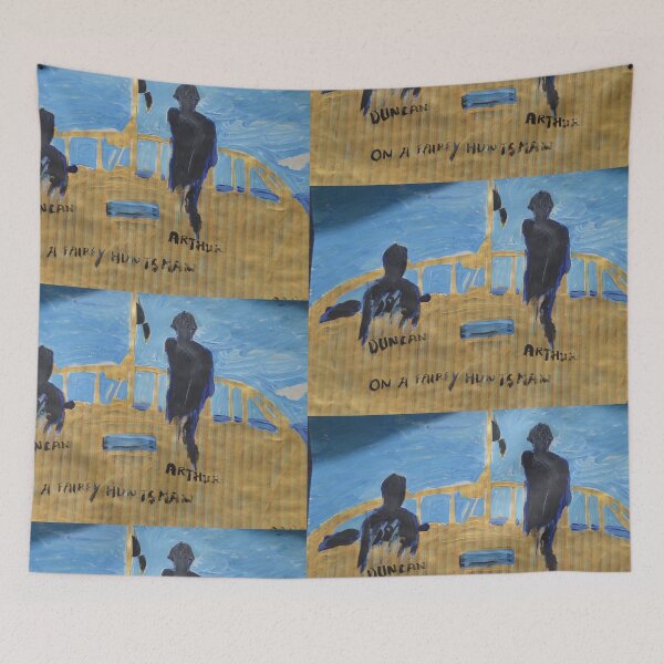 Item preview, Pop Art Silhouettes on a Fairey Huntsman Arthur and Duncan designed and sold by BBBango.