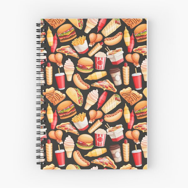 Item preview, Assorted Fast Food Pattern designed and sold by Alicia Chee.