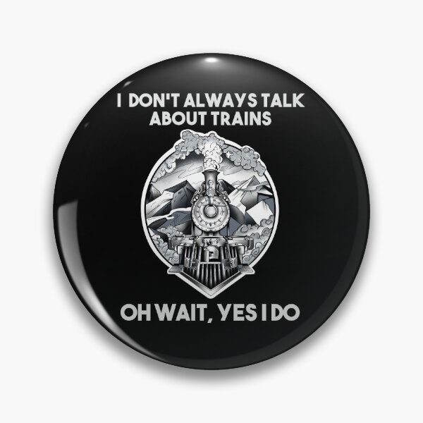 Item preview, Goth Steam Train I Don't Always Talk About Trains Collector designed and sold by alb245.