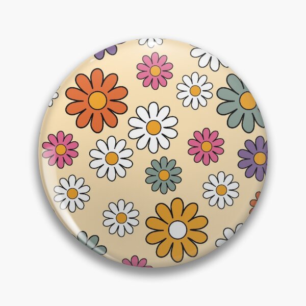Item preview, retro daisy pattern phone case designed and sold by creaturespie.