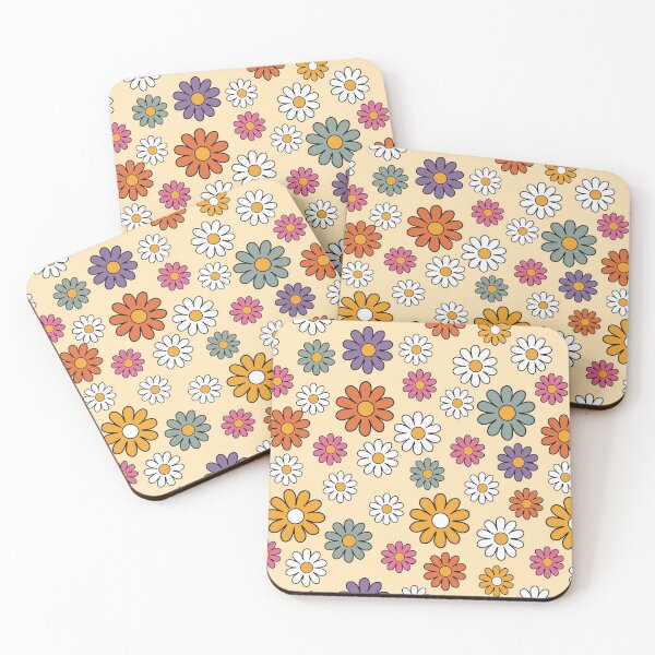 Item preview, retro daisy pattern phone case designed and sold by creaturespie.