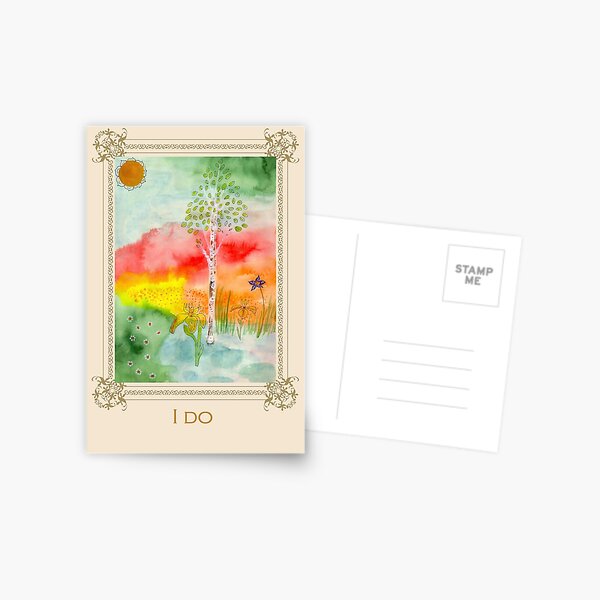 I do - Tree affirmation card Postcard