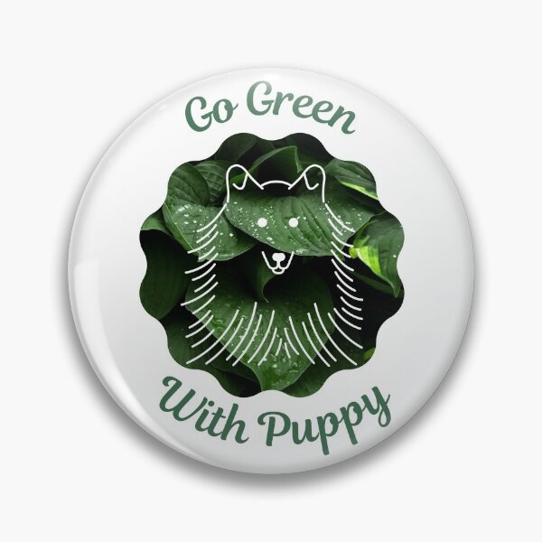 Item preview, Go Green With Puppy designed and sold by kucingmaikan.