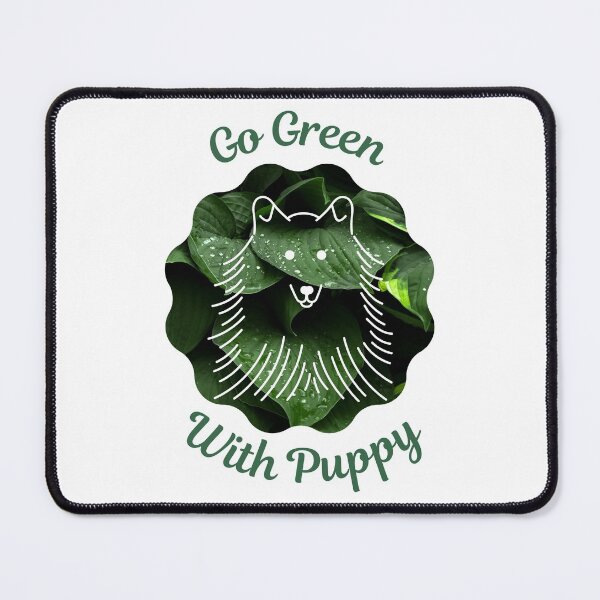 Item preview, Go Green With Puppy designed and sold by kucingmaikan.