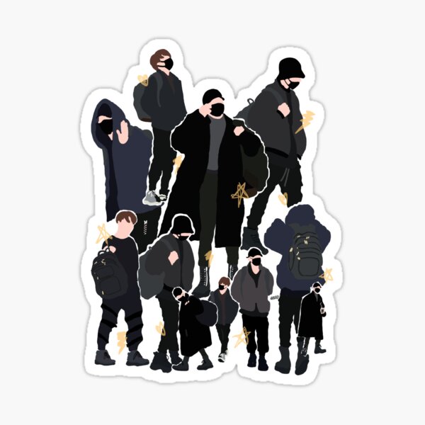 Park Jimin: Airport Fashion  Sticker for Sale by hyyhk