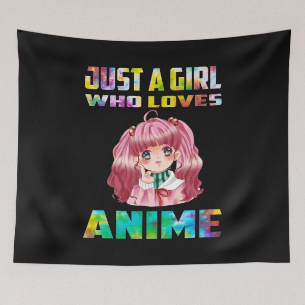 Item preview, Just A Girl Who Loves Anime T-ShirtJust a girl who loves anime designed and sold by CasserlyAve.