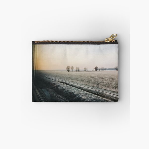 Item preview, Frosted Moody Winter Landscape Shot Through Train Window designed and sold by visualspectrum.