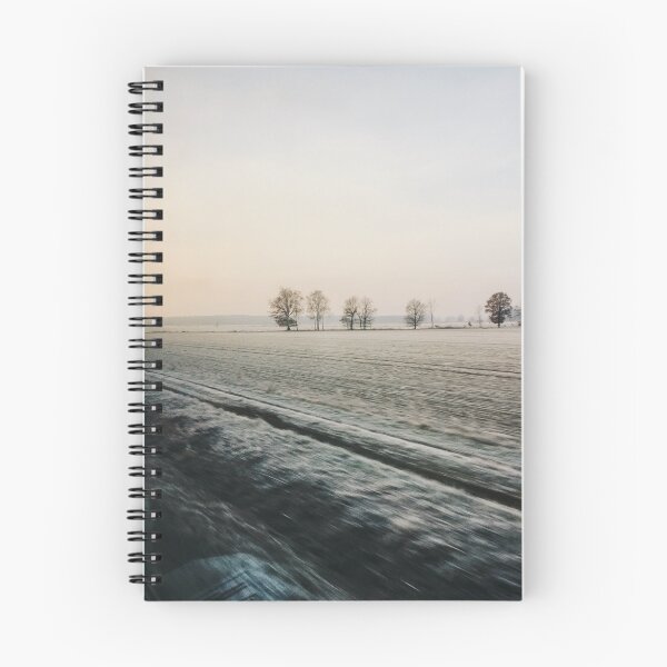 Item preview, Frosted Moody Winter Landscape Shot Through Train Window designed and sold by visualspectrum.