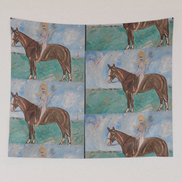 Item preview, Nude on a horse designed and sold by BBBango.