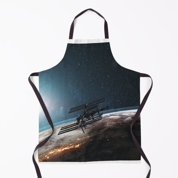 Item preview, Iss Rotate Earth Atmosphere Distant Exploration. Earth And Globe Aesthetic Novelty Design designed and sold by Silver Medal.