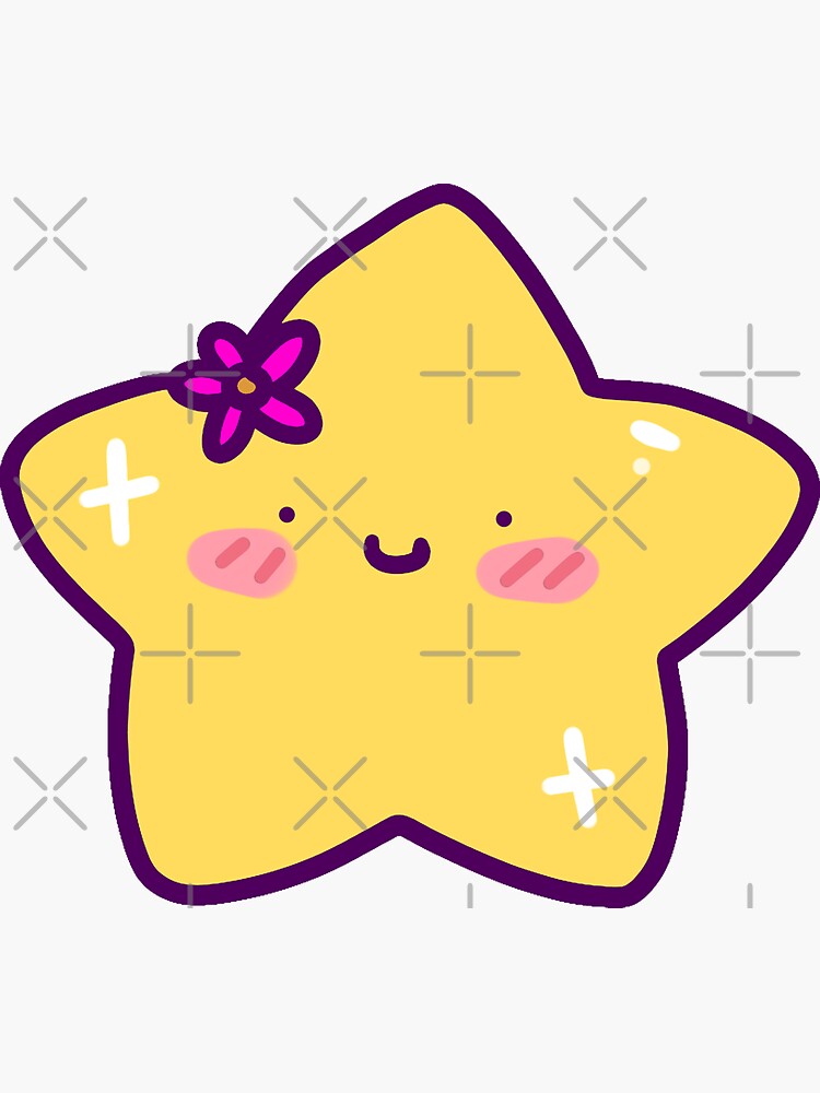 Yellow stars stickers pack Sticker for Sale by V3Bro