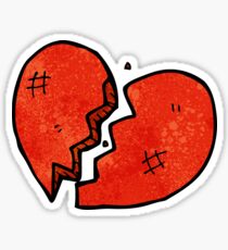 Broken Heart: Stickers | Redbubble