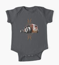 Pinstripe RAT - Rear View One Piece - Short Sleeve