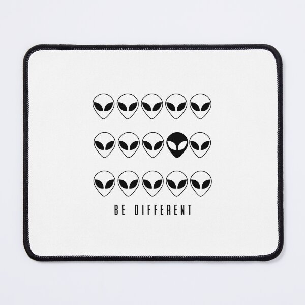 Item preview, BE DIFFERENT - ALIEN (black) designed and sold by eileendiaries.