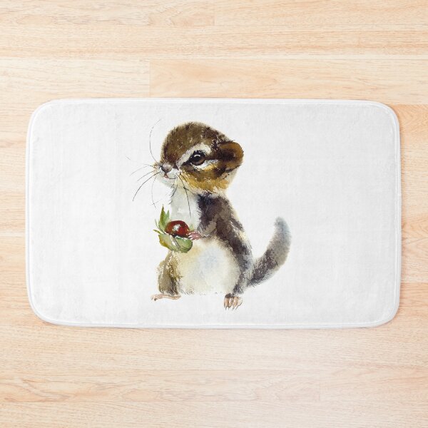 Item preview, chipmunk-watercolor portrait animals designed and sold by Hartics.