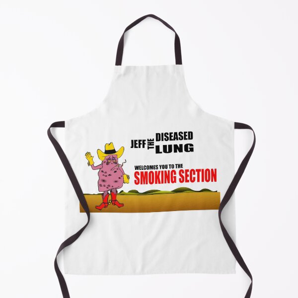 Item preview, Jeff the Diseased Lung - Welcome to the Smoking Section designed and sold by BankrobberGus.