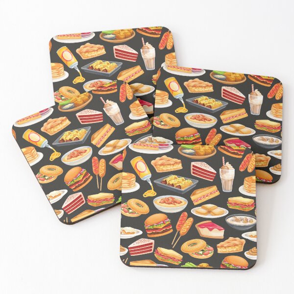 Item preview, Assorted Food Pattern designed and sold by Alicia Chee.