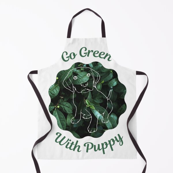 Item preview, Go Green With Puppy designed and sold by kucingmaikan.