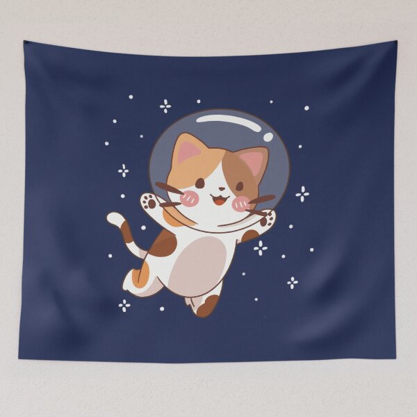 Item preview, Kawaii Space cat designed and sold by Kawaii-Bappa.