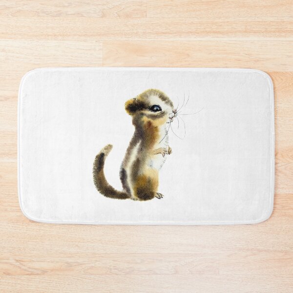 Item preview, chipmunk-watercolor portrait animals designed and sold by Hartics.