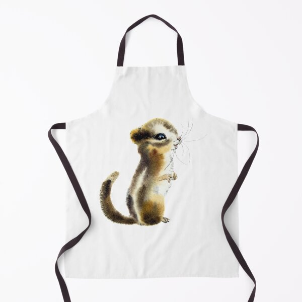 Item preview, chipmunk-watercolor portrait animals designed and sold by Hartics.