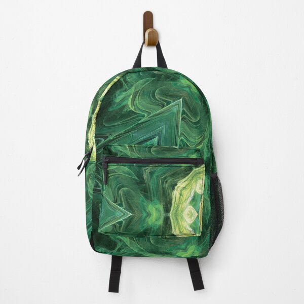 Item preview, Green fractal flower and triangles designed and sold by effervescence.