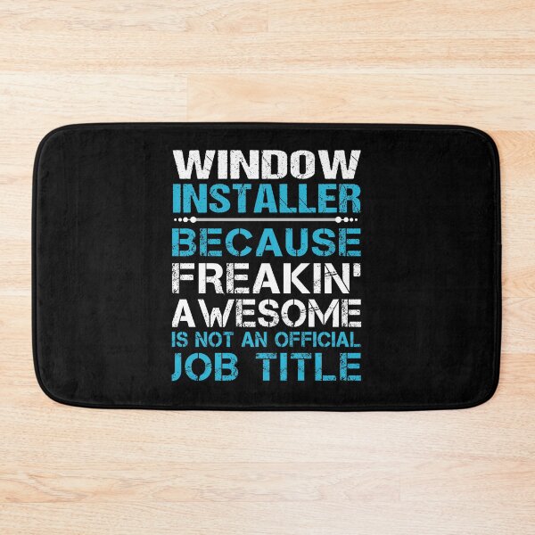 Item preview, Window Installer T Shirt - Freaking Awesome Job Gift Item Tee designed and sold by oetate4774.