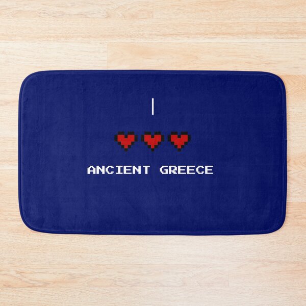 Item preview, I Love Ancient Greece Retro Vintage Pixel Art designed and sold by ClassicalGreece.