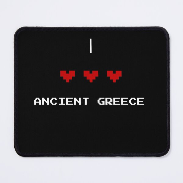 Item preview, I Love Ancient Greece Retro Vintage Pixel Art designed and sold by ClassicalGreece.