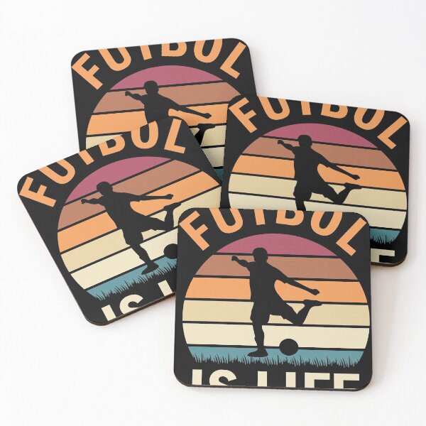 Item preview, Fútbol Is Life Football and Soccer Lover Vintage Retro Sunset Essential designed and sold by ZaydieIn.