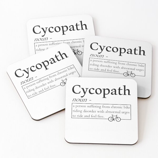 Item preview, Cycopath Definition Funny Cyclist Bike Pun Meaning Gif Biker Gift for Bicycle Lover Cycling Addict designed and sold by ferdaousseshop.