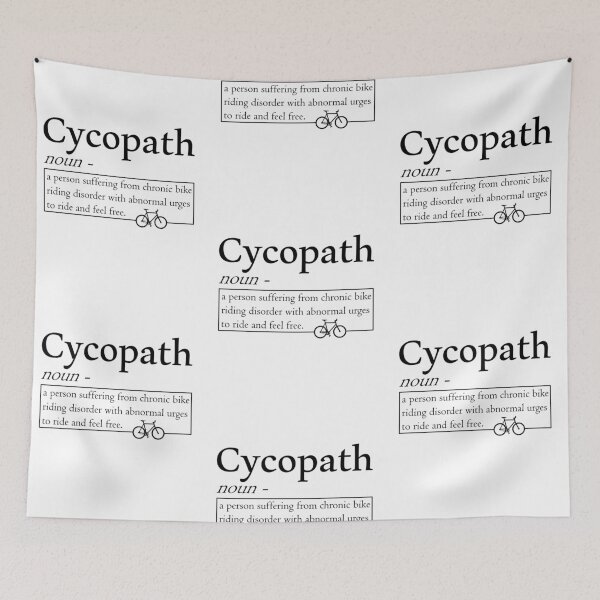 Item preview, Cycopath Definition Funny Cyclist Bike Pun Meaning Gif Biker Gift for Bicycle Lover Cycling Addict designed and sold by ferdaousseshop.