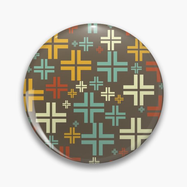 Item preview, Retrotaidetta, Retro Style Color and Cross Pattern designed and sold by BesanoStyle.