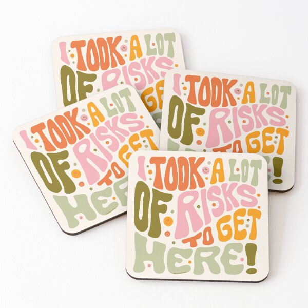 Item preview, I Took A Lot of Risks to Get Here designed and sold by doodlebymeg.