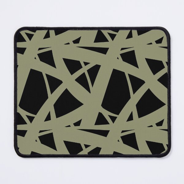 Item preview, Black and Green Abstract Mosaic Pattern 3 Pairs DE 2022 Trending Color Desert Sage DET505 designed and sold by ColorOfTheYears.