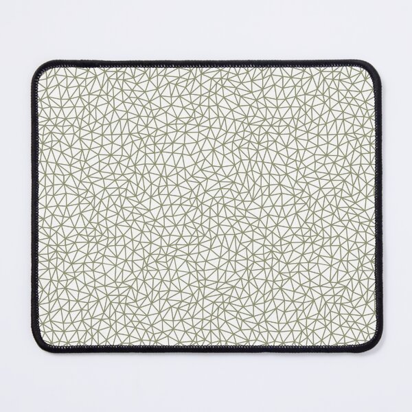 Item preview, Green and White Abstract Triangle Pattern Pairs DE 2022 Trending Color Desert Sage DET505 designed and sold by ColorOfTheYears.