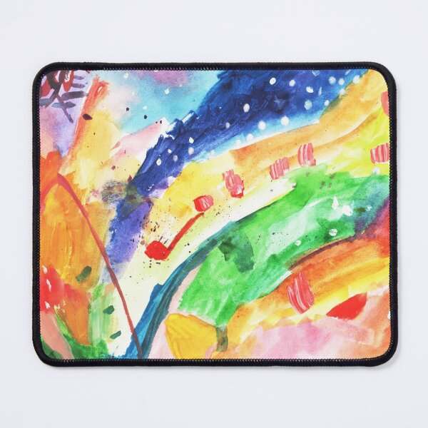 Item preview, Watercolor and gouache abstract fantasy painting. designed and sold by lausn.